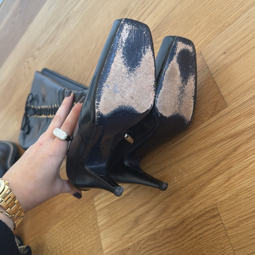 Claudia Ciuti black heeled boots - Picture 4 of 4